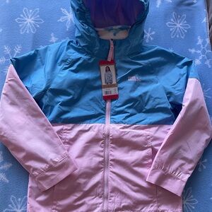 Brand New! Eddie Bauer Sky Blue and Soft Pink Jacket Medium Size 10/12